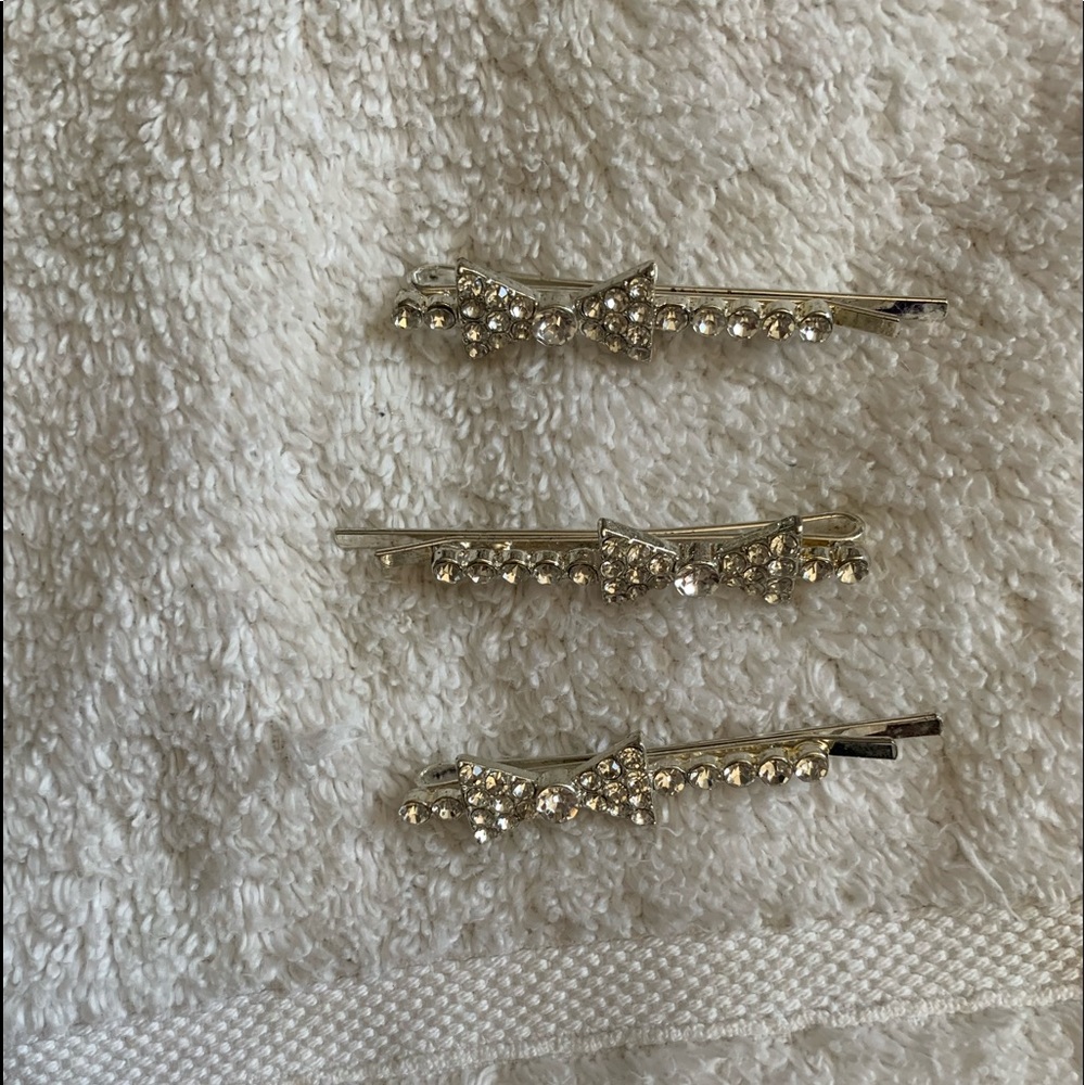 Bow Bobbie pins paid 8.00 each